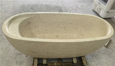 Moonlight Beige Limestone badekar