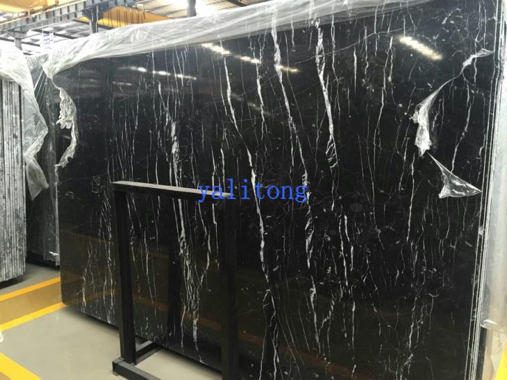 Nero marquina polished slabs