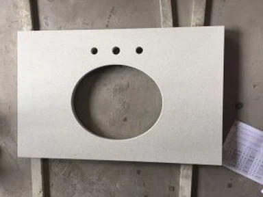 Hvit Quartz Vanity Top