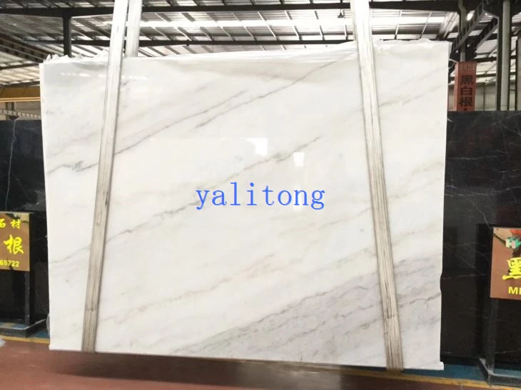 Bookmatched White Marble