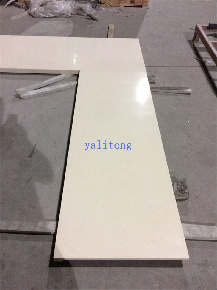 Beige marmor kvarts benkeplate